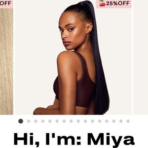 INH hair Miya ponytail extension